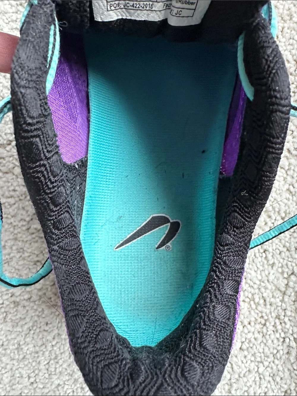 Newton Fate 2 Women's Purple Running Shoes with Aqua Laces 9.5